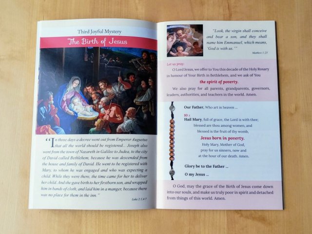 Rosary Booklet - Third Joyful Mystery